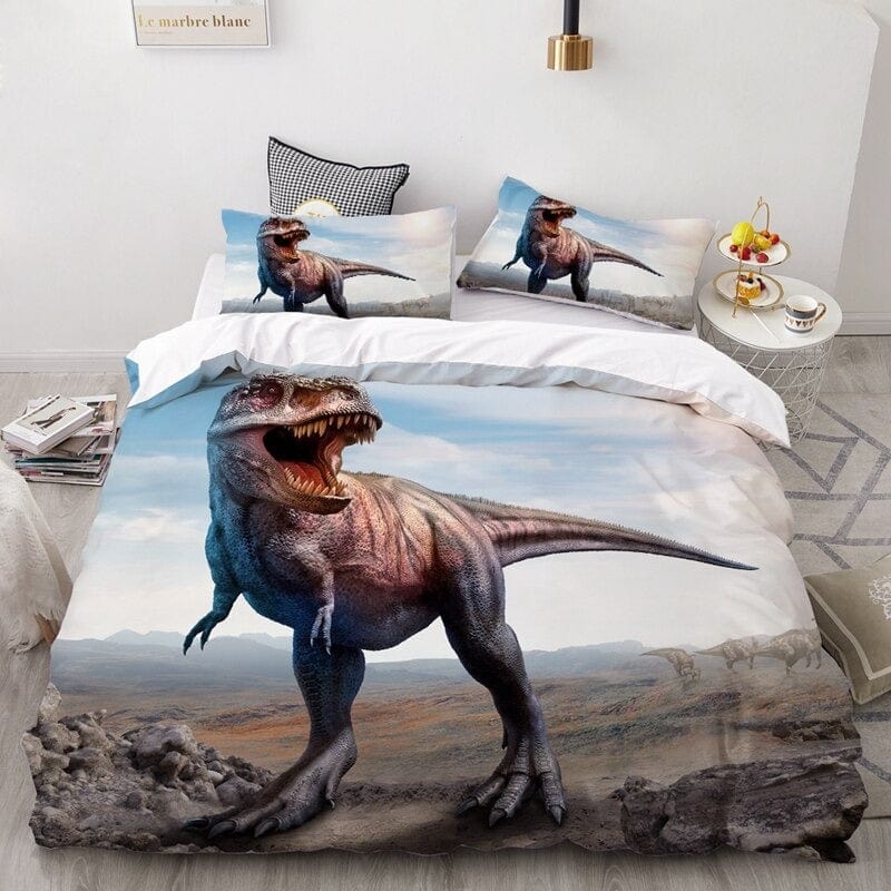 Dinosauruksella Painettu Peitto
