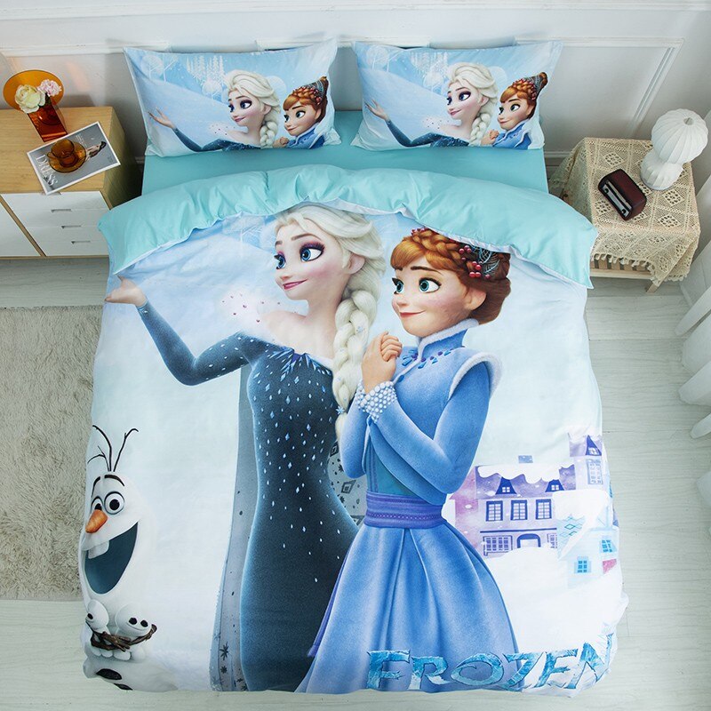 Anna, Elsa, Olaf Vuodevaatteet Setti
