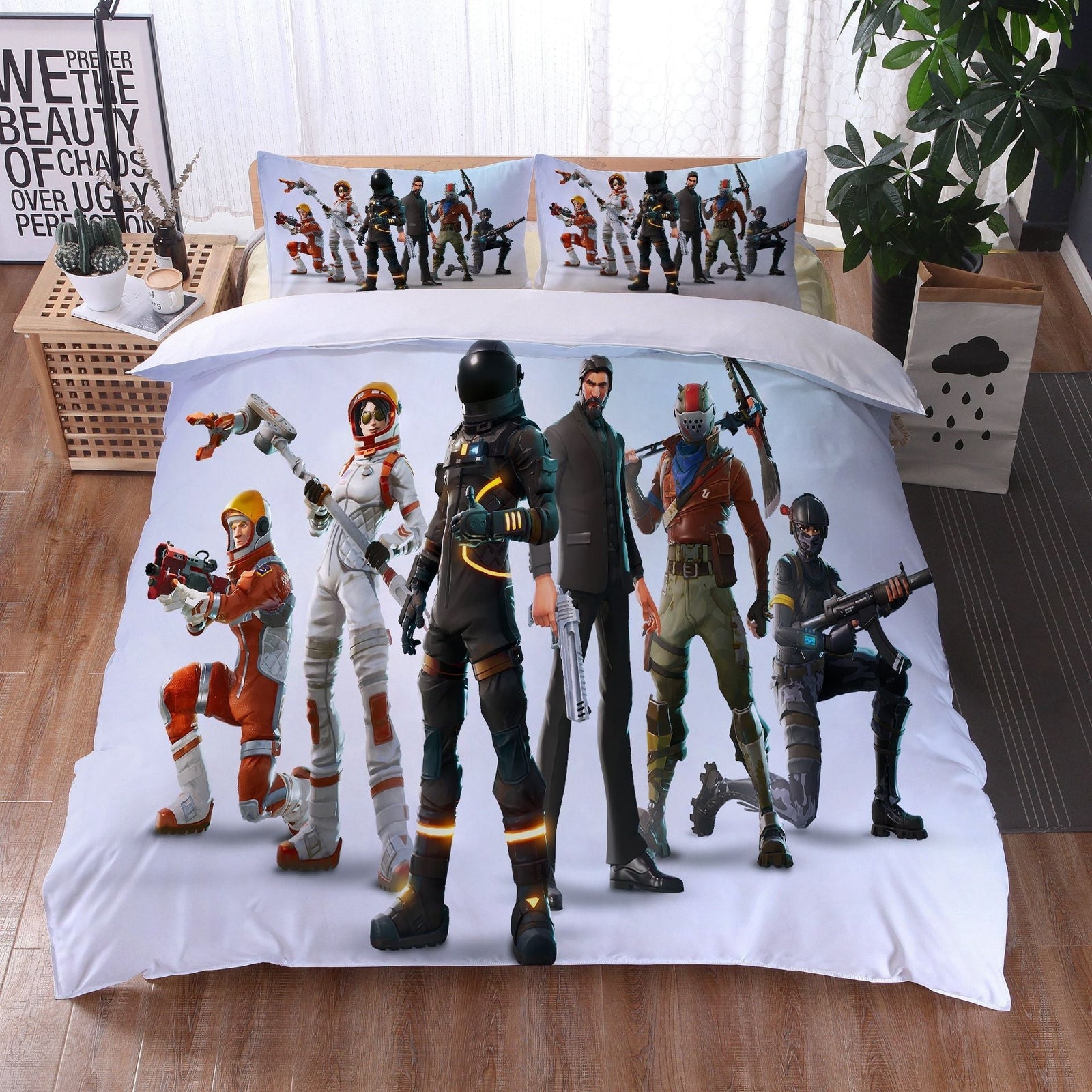 Fortnite Valkoinen Pussilakana