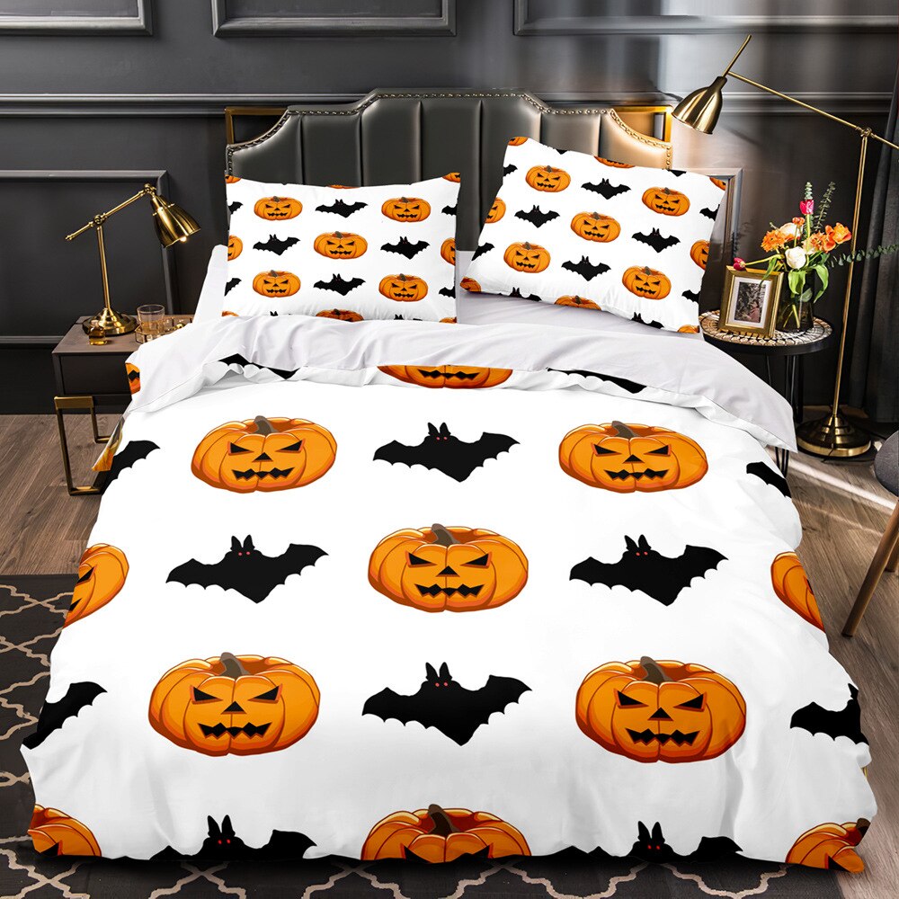 Valkoinen Halloween Pussilakana