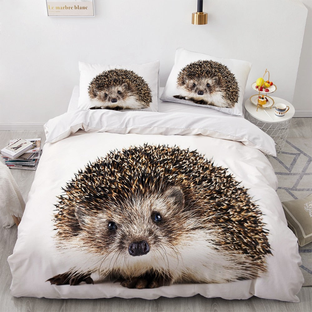 Valkoinen Hedgehog Pussilakana