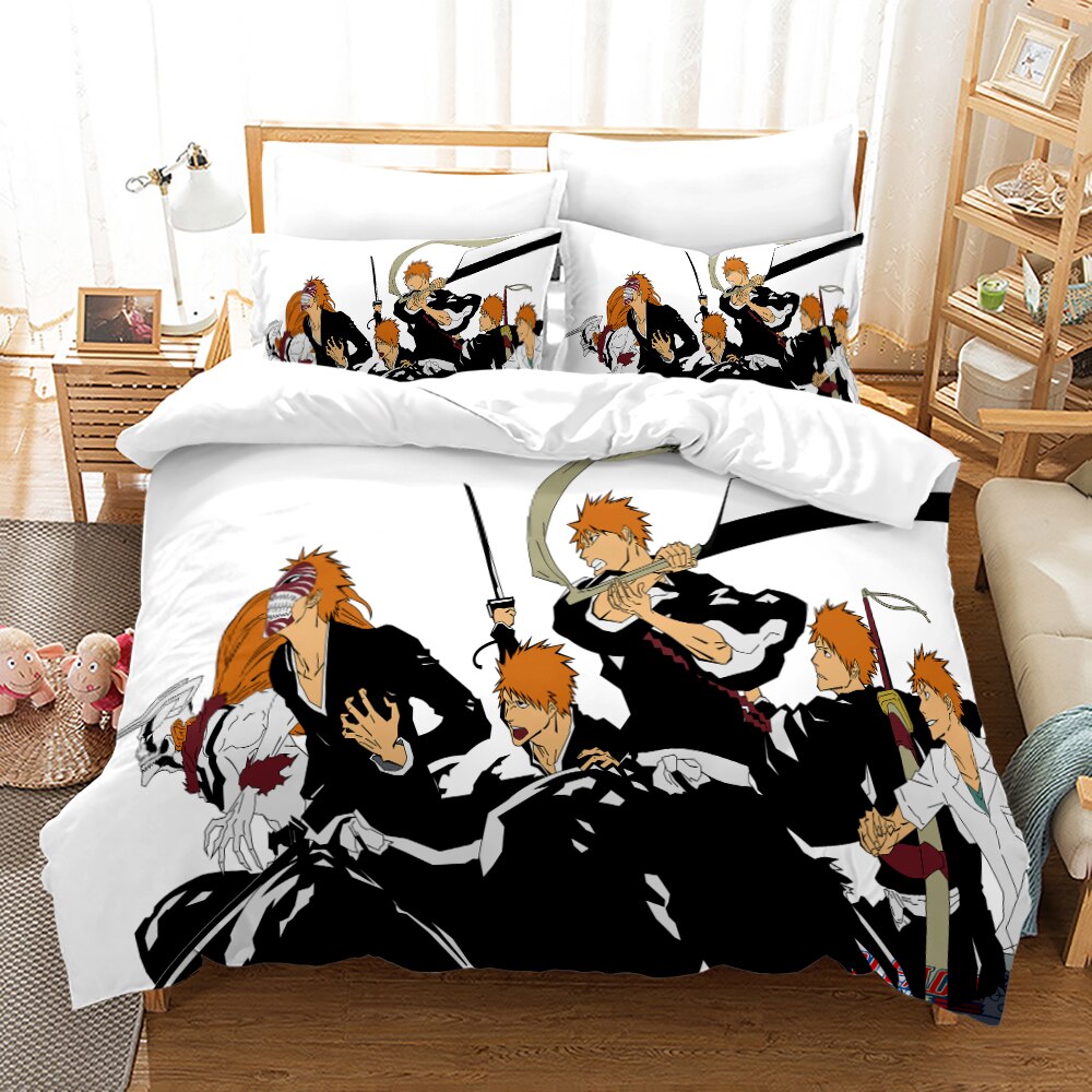 Bleach Ichigo Kurosaki Valkoinen Pussilakana