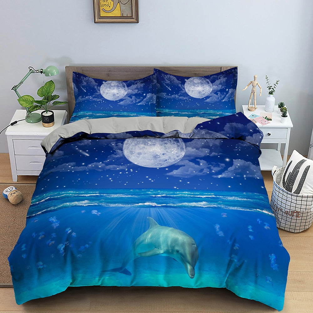 Dolphin And Moon Pussilakana