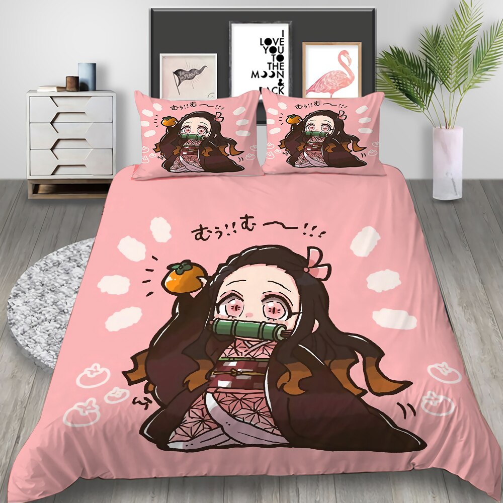 Demon Slayer Nezuko Doll Pinkki Pussilakana