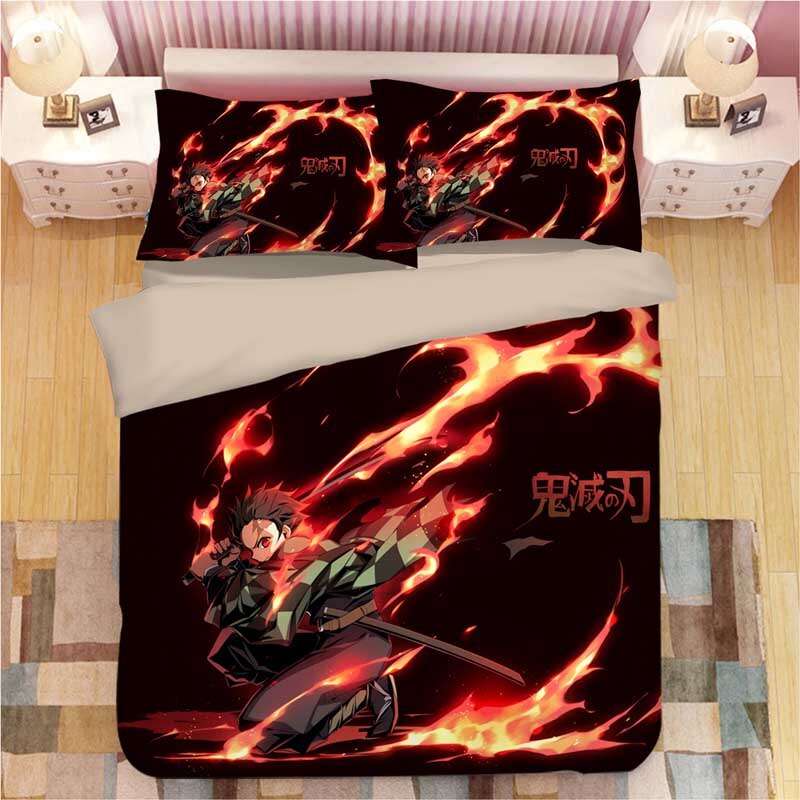 Demon Slayer Tanjiro Flames Pussilakana