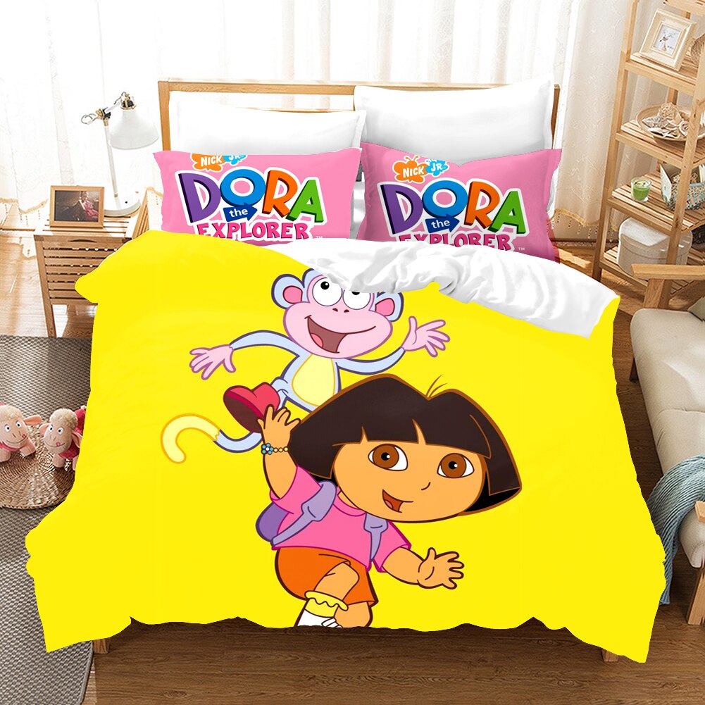 Dora The Explorer Keltainen Pussilakana