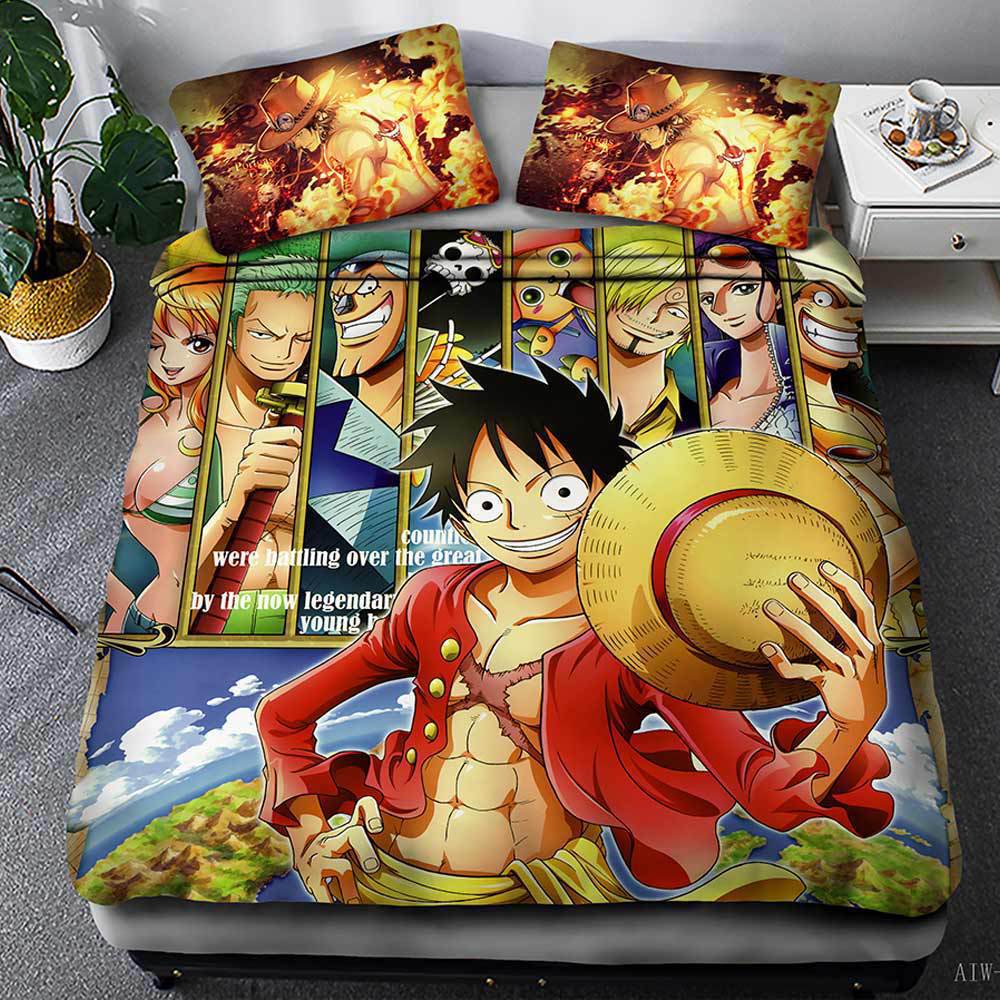 Yksiosainen Pussilakana Luffy Ja Hänen Miehistönsä