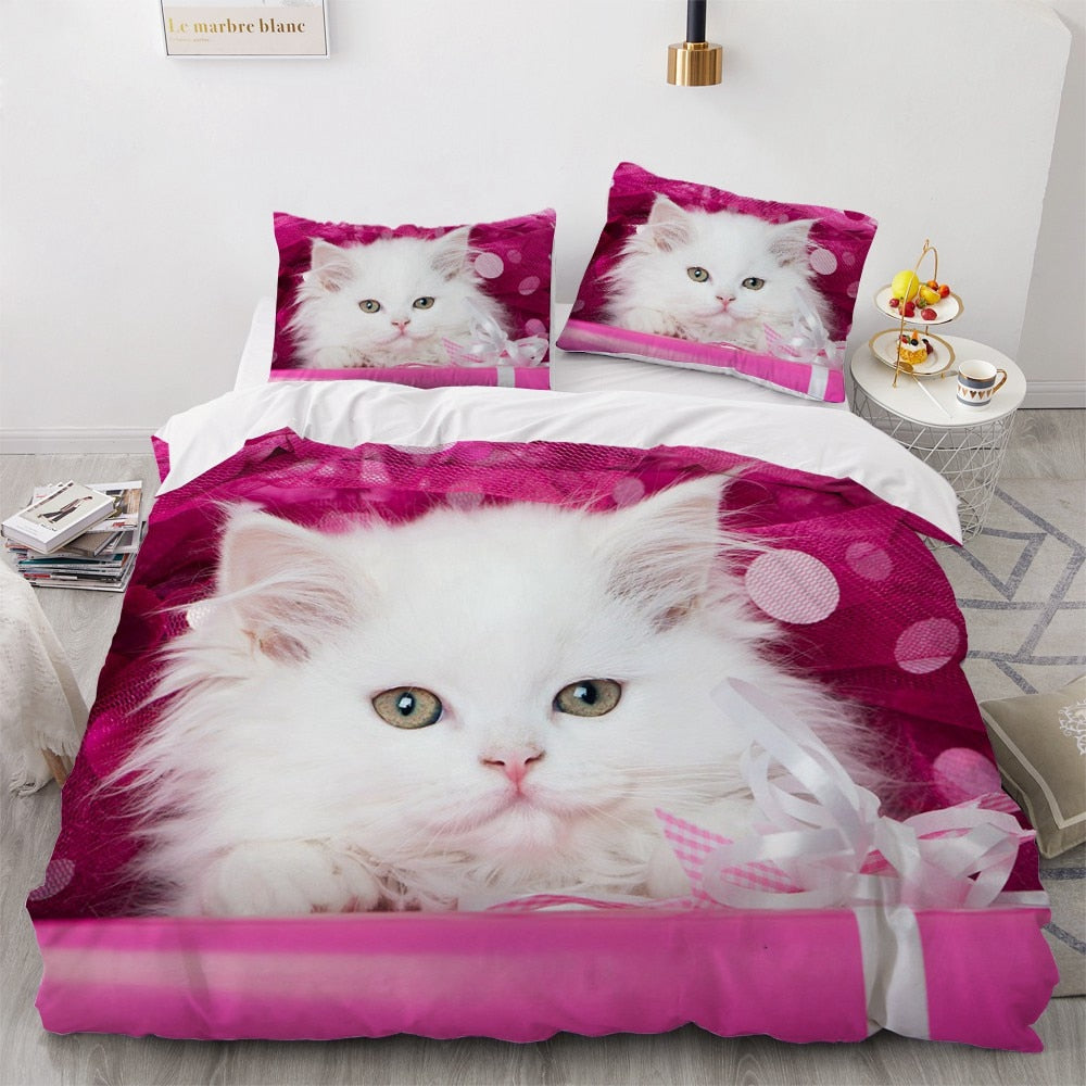 Pinkki Maine Coon -Kissan Pussilakana