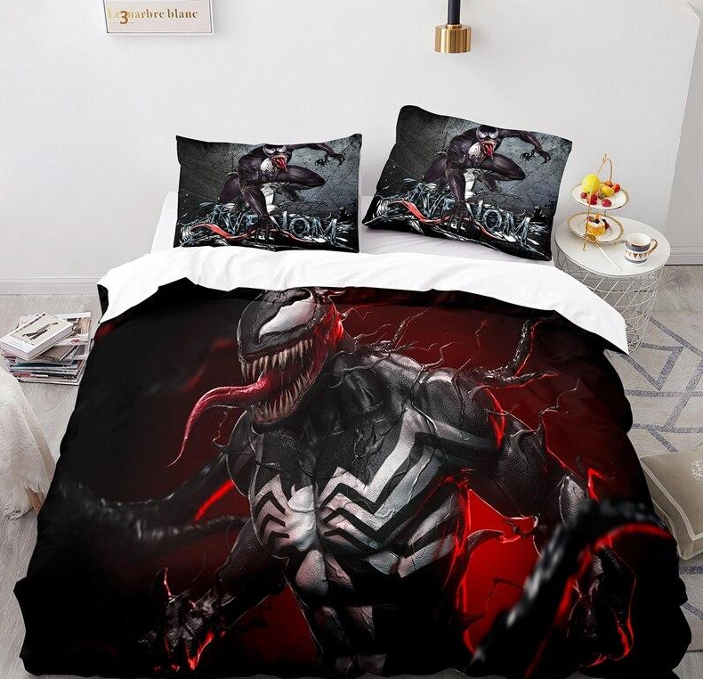 Venom Mustassa Puvussaan Pussilakanassa