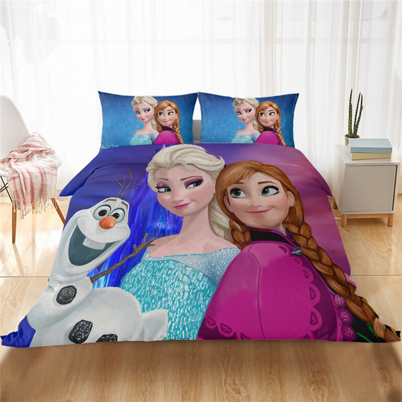Anna, Elsa Ja Olaf Pussilakana