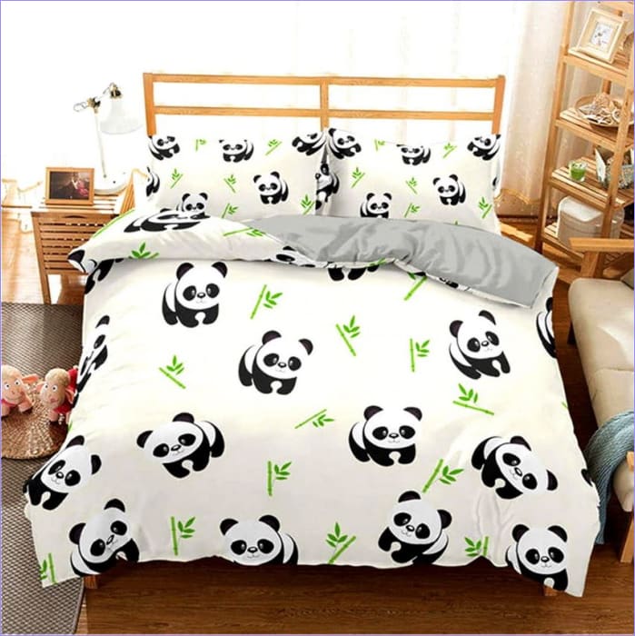 Beige Panda Bambu Pussilakana