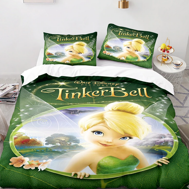 Vihreä Tinkerbell Pussilakana