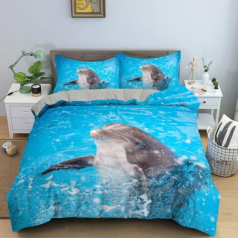 Dolphin Kuviollinen Pussilakana