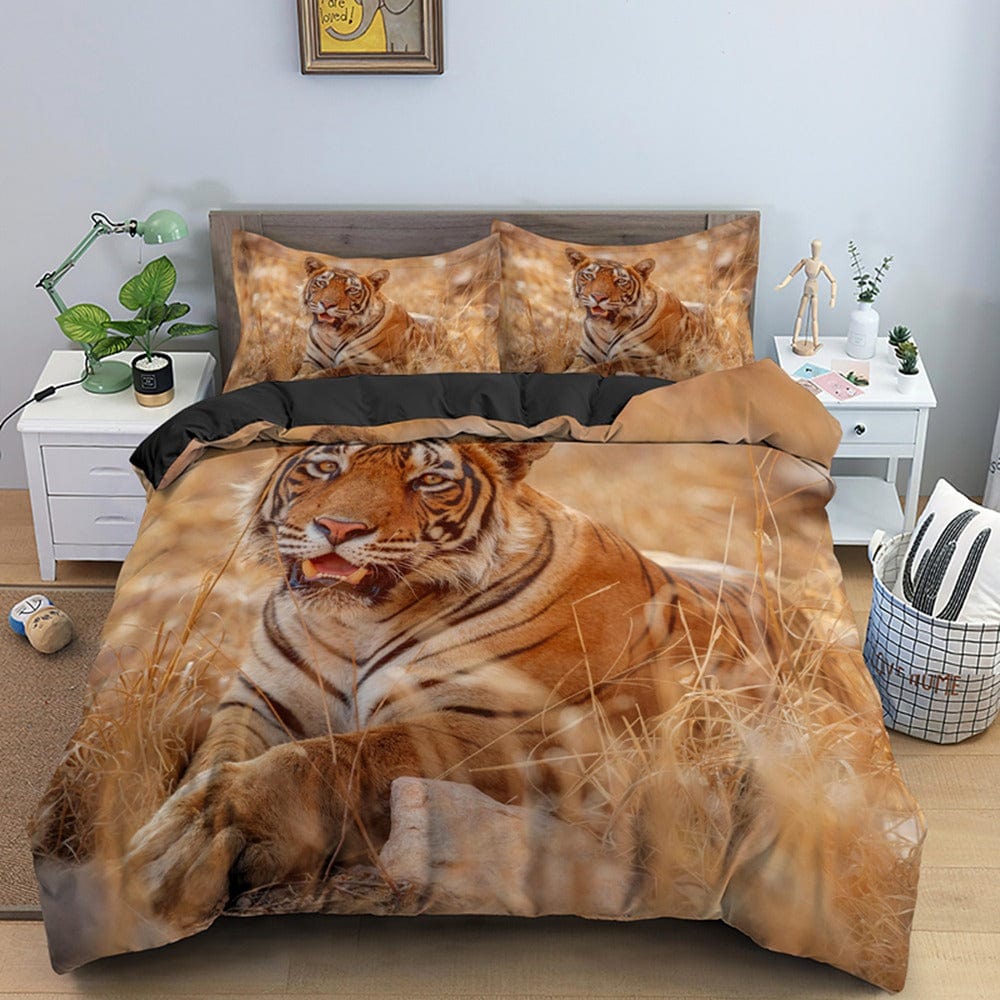Tiger Pussilakana 140x200 Ruskea