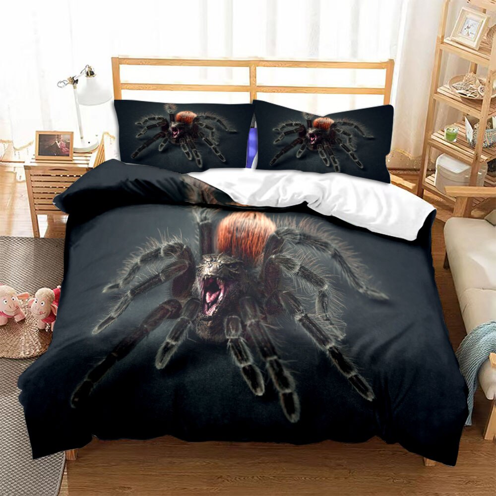 Black Giant Spider Vuodevaatteet Setti