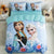 Anna Ja Elsa Sininen Vuodevaatteet Setti