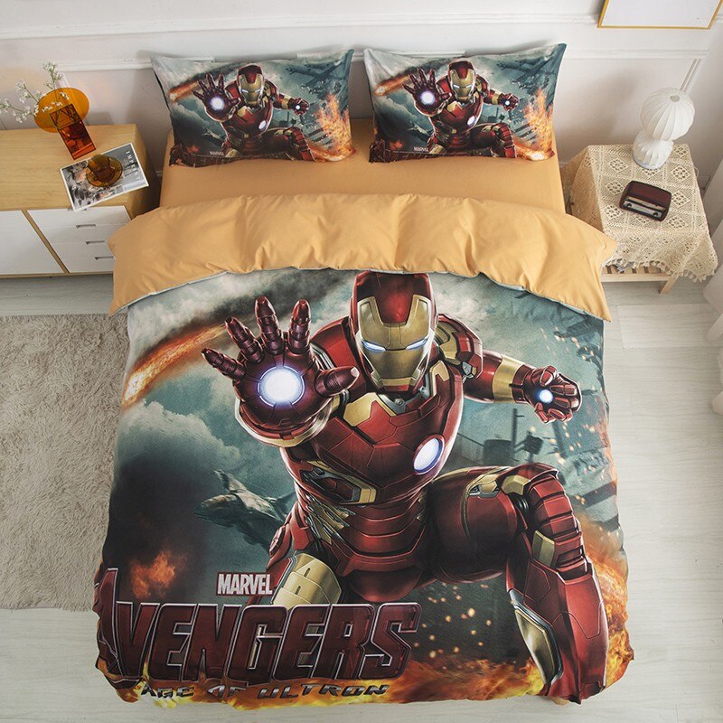 Avengers Iron Man -Vuodevaatteet Setti