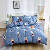 Scandinavian Blue Teddy Bear Vuodevaatteet Setti