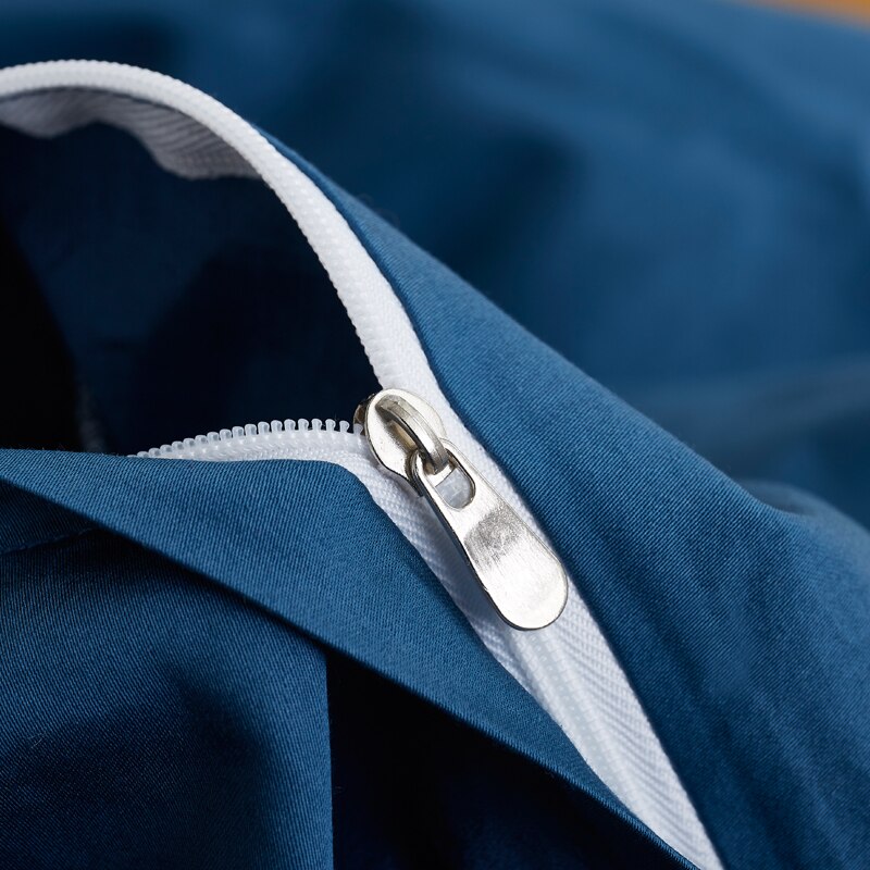 Tavallinen Vuodevaatteet Setti 100 % Puuvillaa Duck Blue