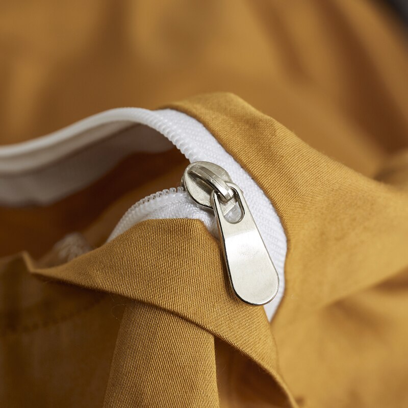 Tavallinen Vuodevaatteet Setti 100 % Puuvilla Keltainen