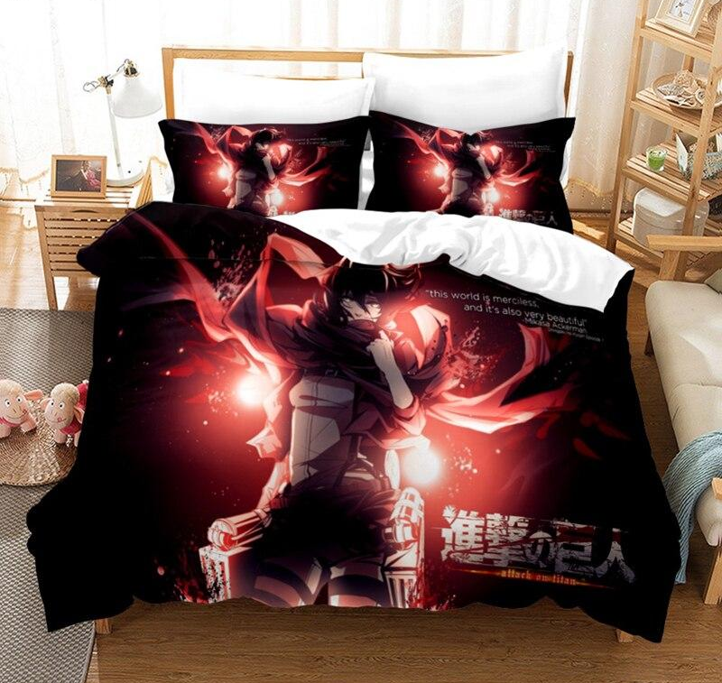Pussilakanat Attack On Titan Black And Red