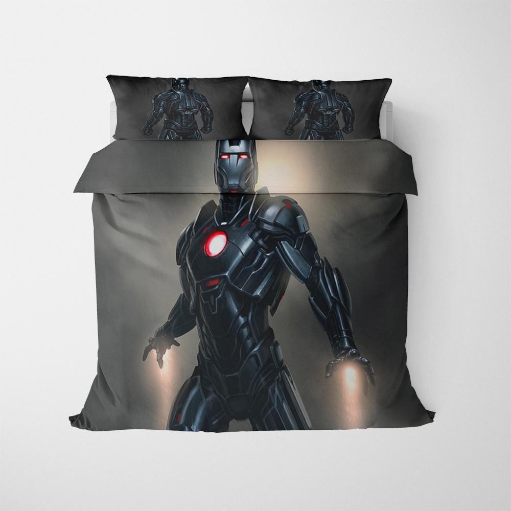 Avengers Iron Man Musta Panssari Pussilakana