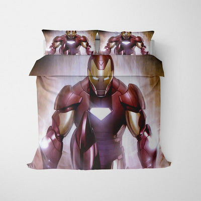 Avengers Iron Man Valkoinen Pussilakana