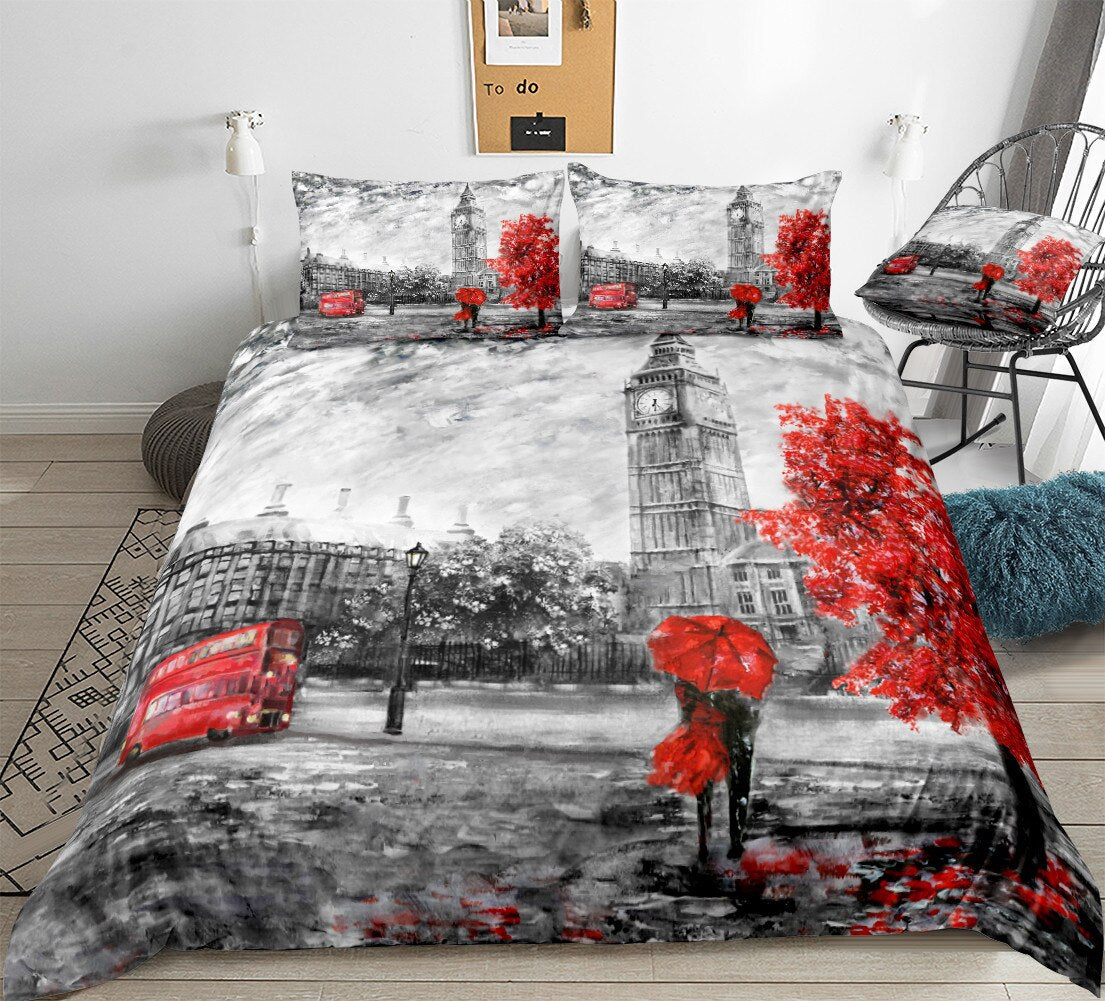 Pussilakana Big Ben London Red