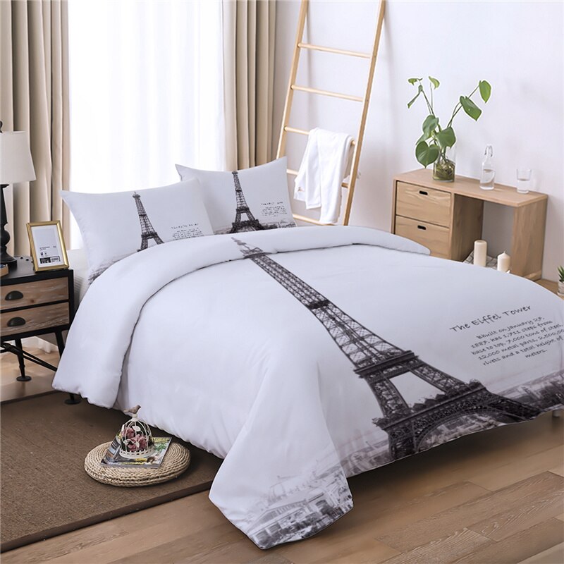 Valkoinen Eiffel-Tornin Pussilakana