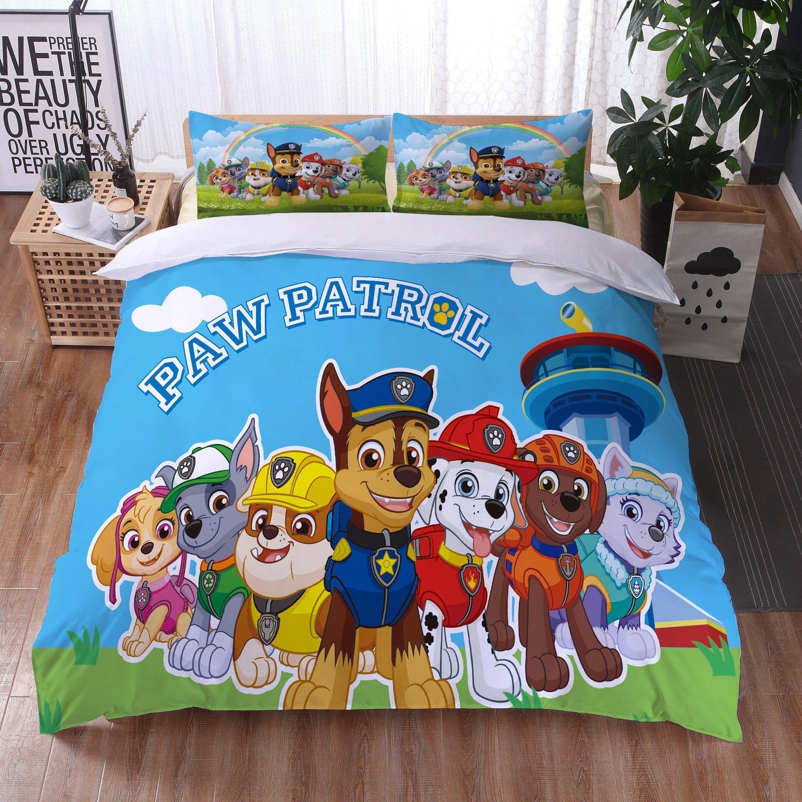 Sininen Pussilakana Paw Patrol Dogs