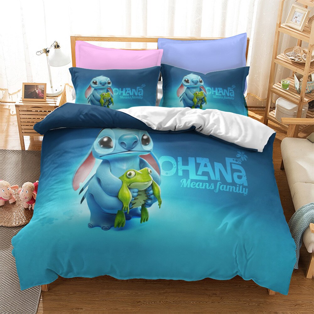 Sininen Pussilakana Lilo Ja Stich Ohana
