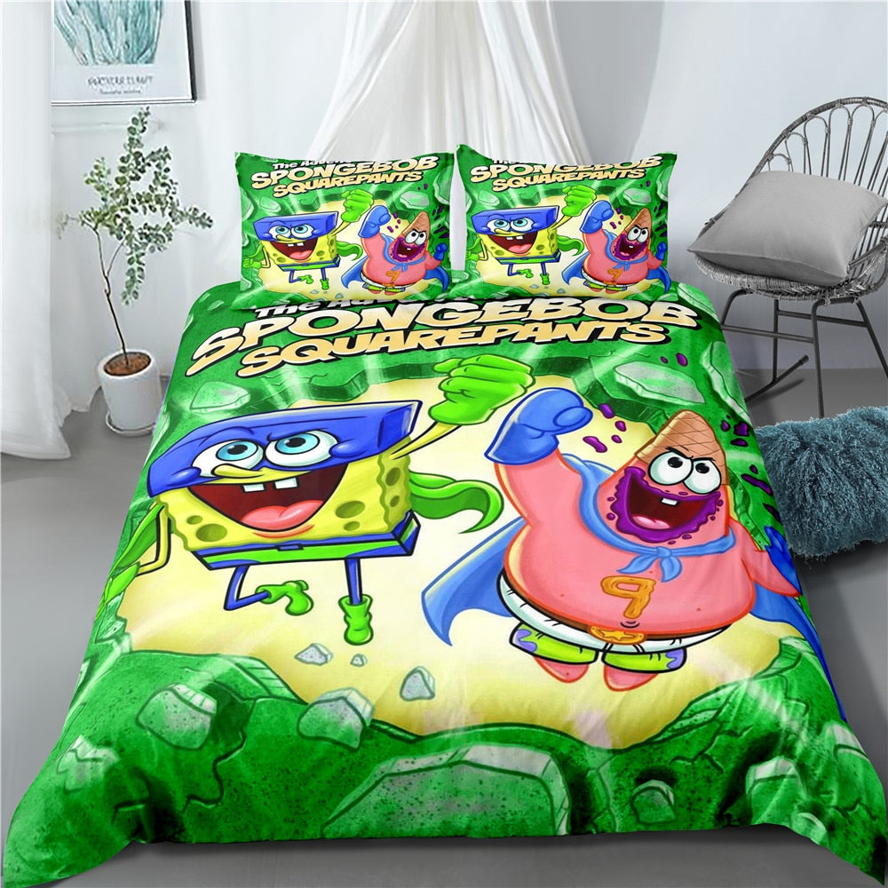 Pussilakana Spongebob Ja Patrick Superheroes