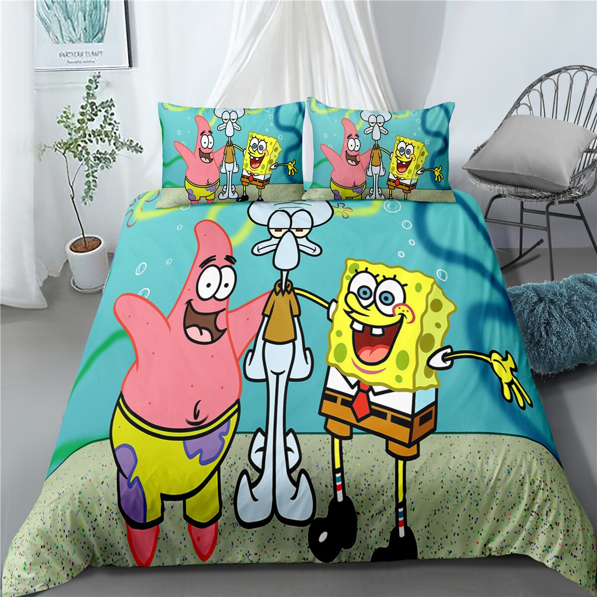 Pussilakana Spongebob Squarepants Patrick And Squidward