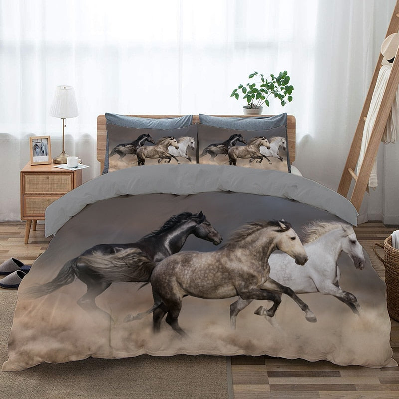 Hevoset Hiekkapussilakanassa