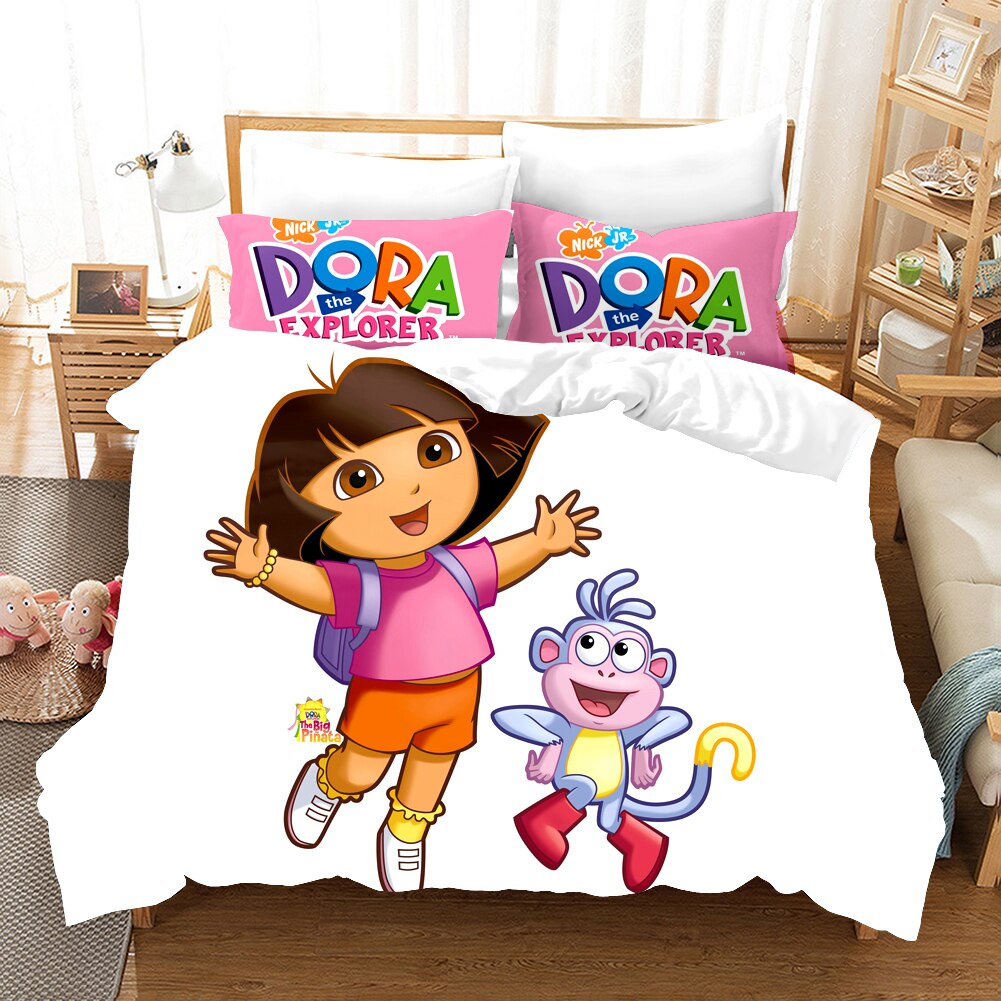 Dora The Explorer Ja Valkoiset Tossut Pussilakana