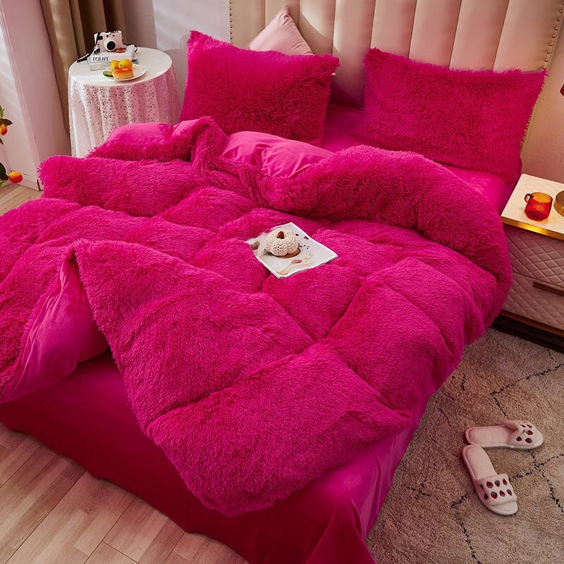 Fuksia Pehmoinen Pussilakana