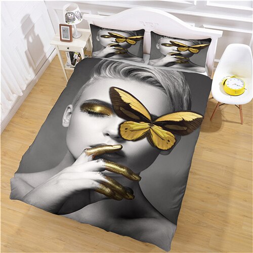 Musta, Valkoinen Ja Kultainen Naisten Pussilakana