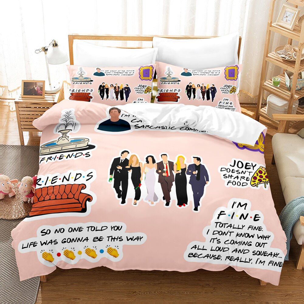 Pussilakana Friends Pinkki