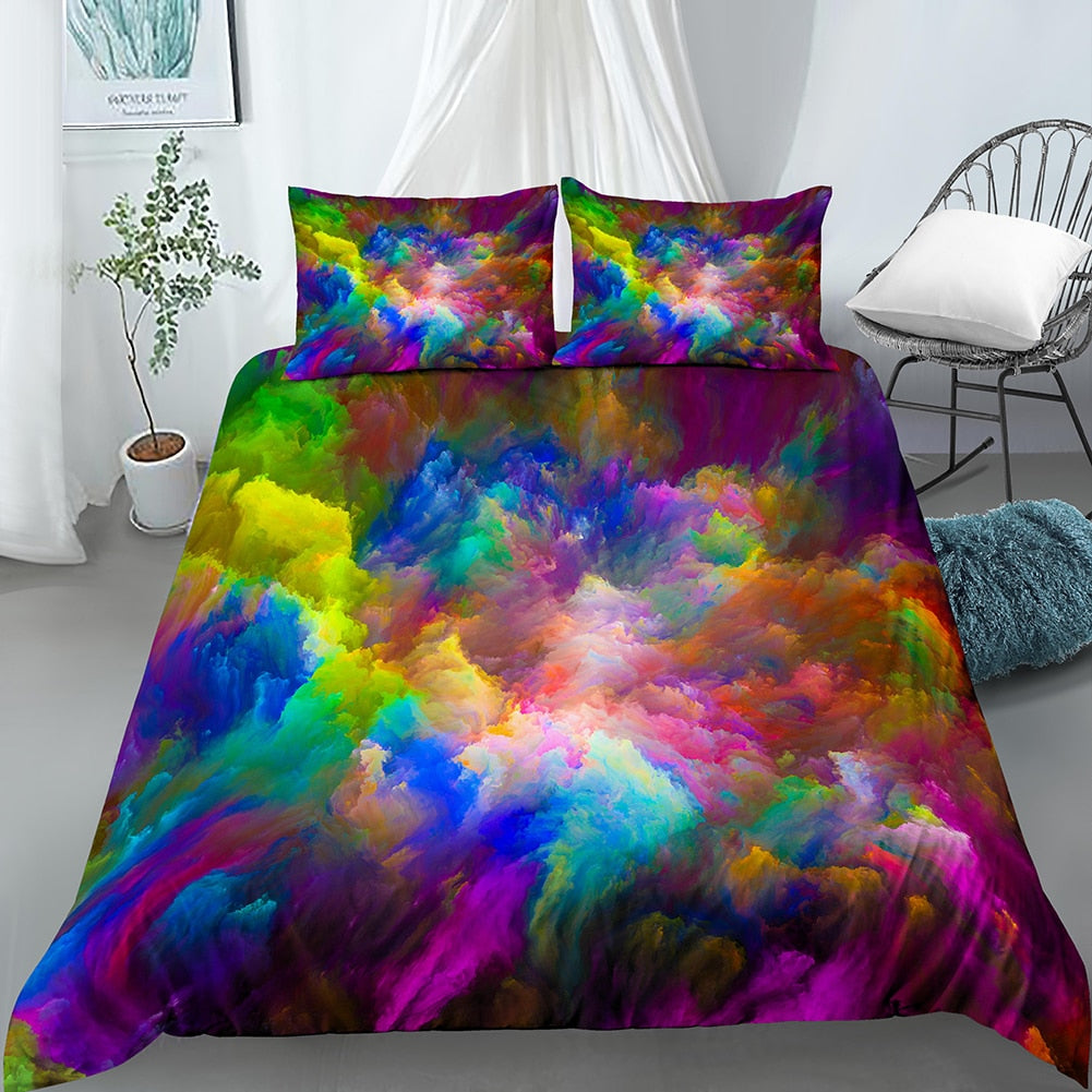 Monivärinen Savupussilakana