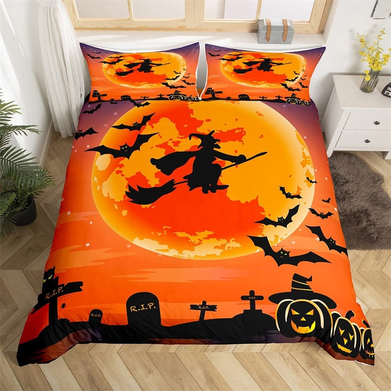 Oranssi Halloween Pussilakana
