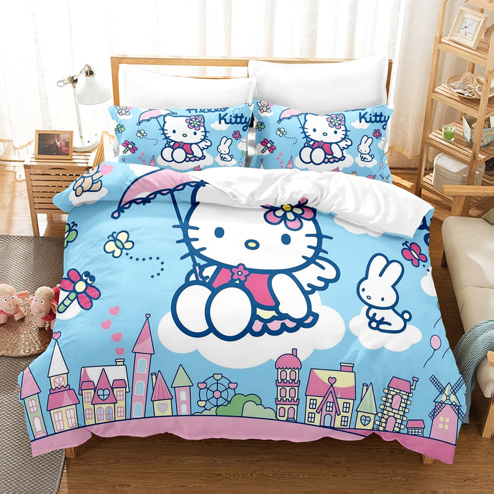 Hello Kitty Blue Pussilakana