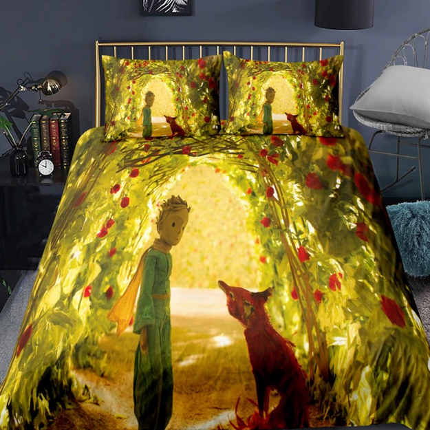 Pussilakana Pikku Prinssi Ja Kettu Ruusutarhassa