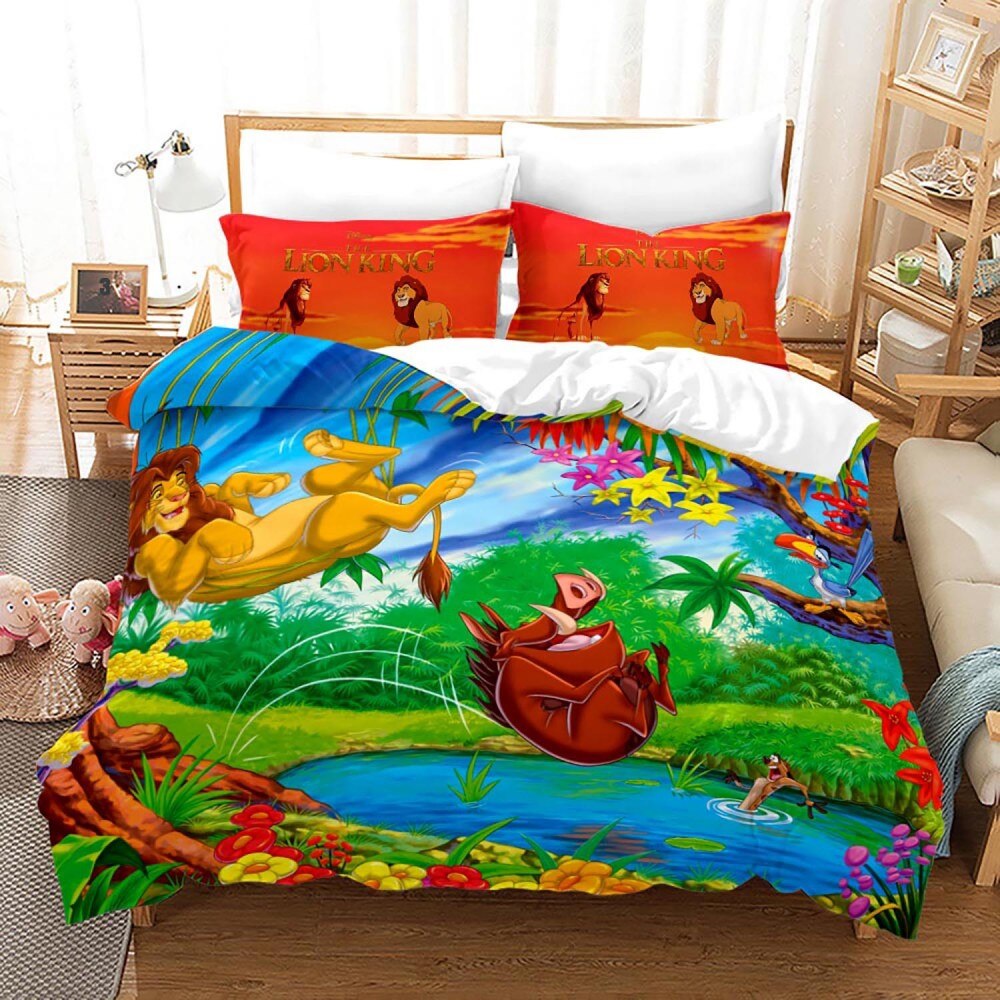 Pussilakana Leijonakuningas Simba Ja Hänen Järven Ystävänsä