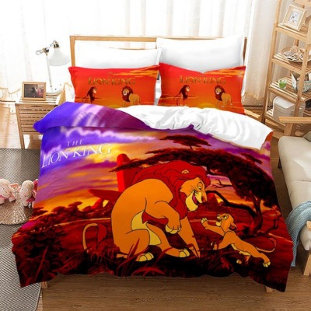 Leijonakuningas Simba Leikkii Mufasa-Pussilakanalla