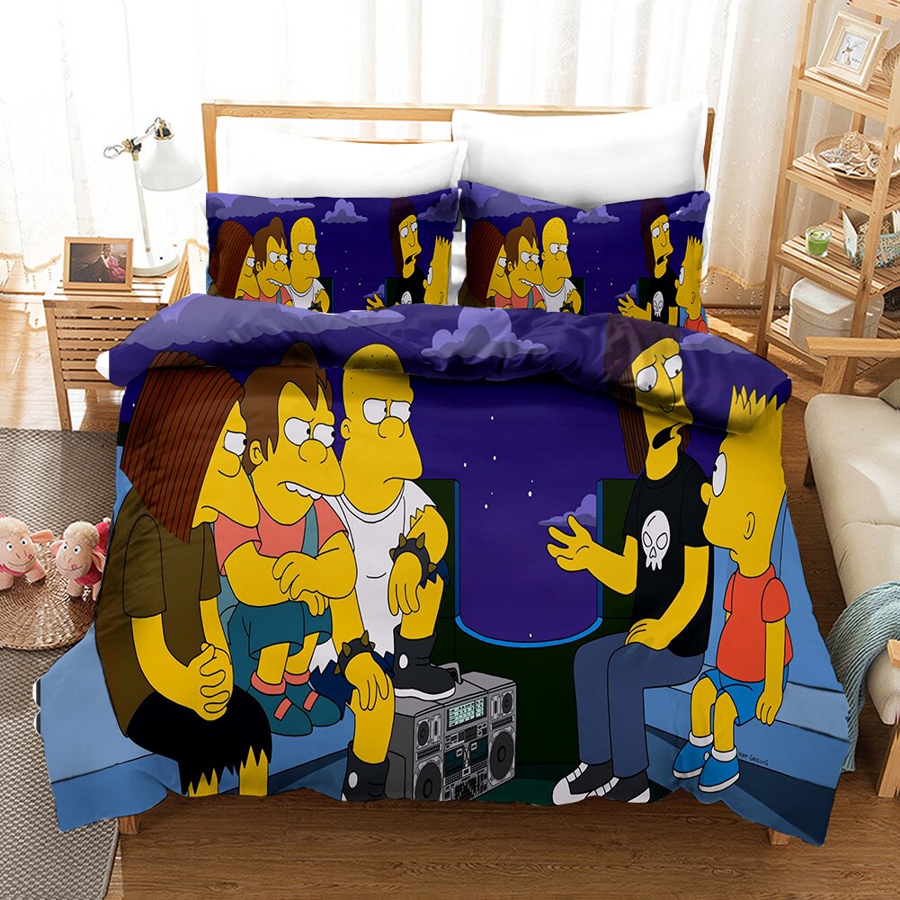 Pussilakana Simpsons Bart Ja Ystävät