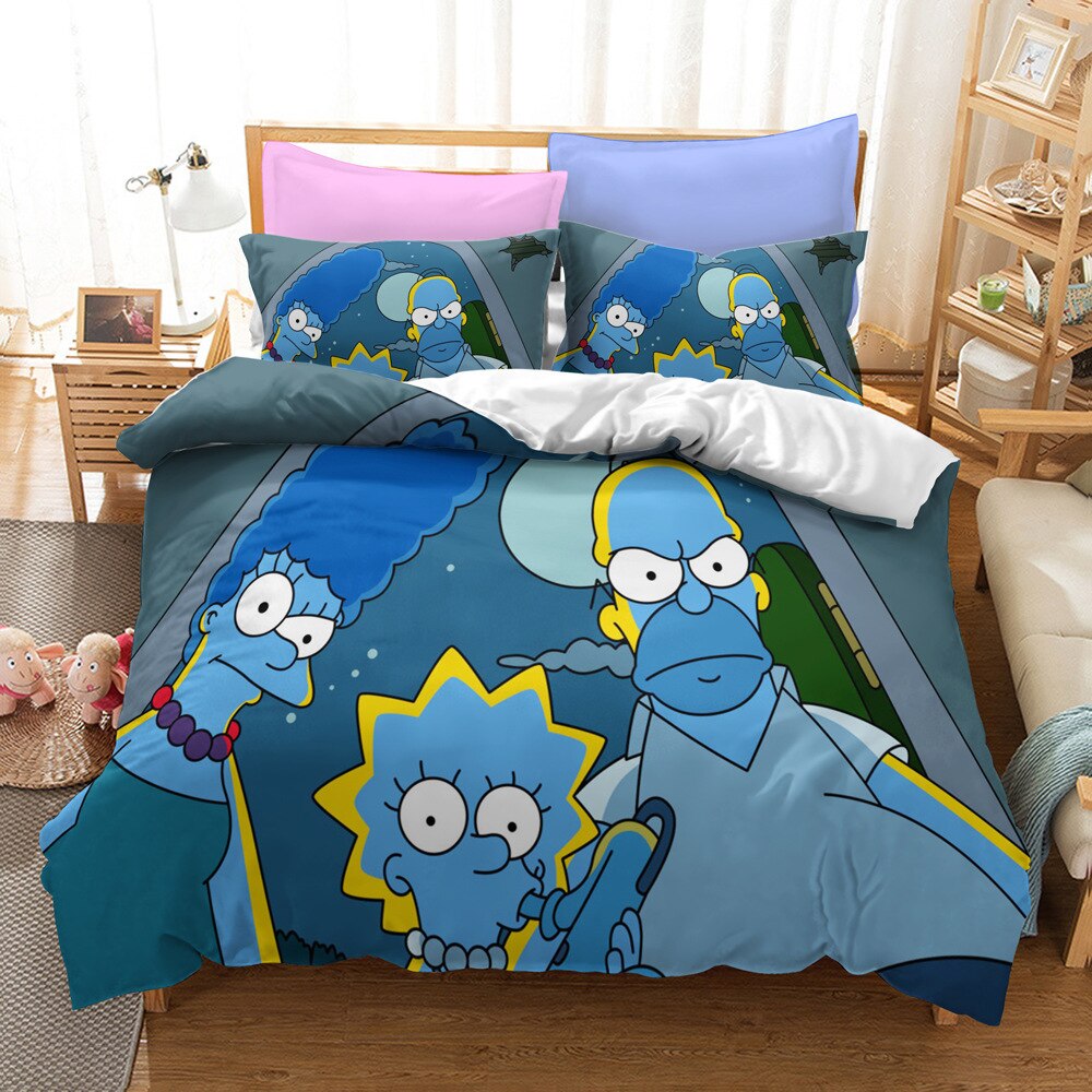 Pussilakana Simpsons Blue