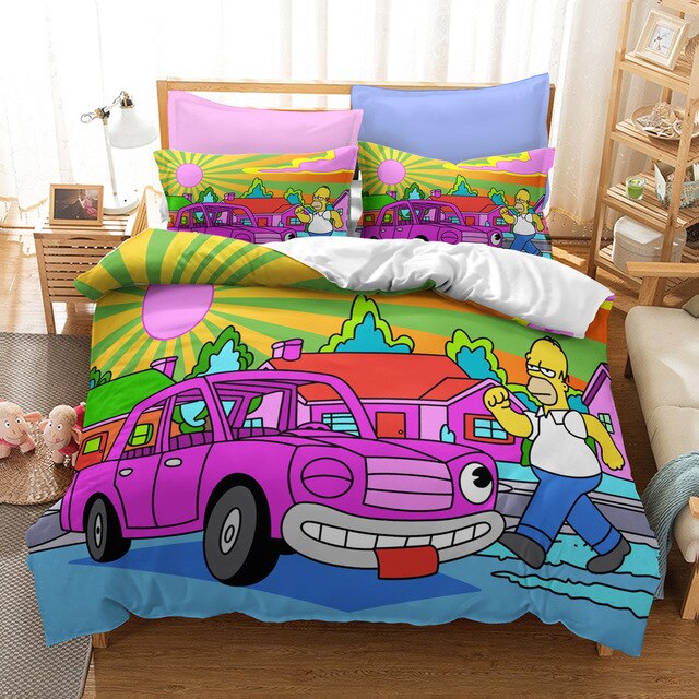 Pussilakana Simpsons Purple Car