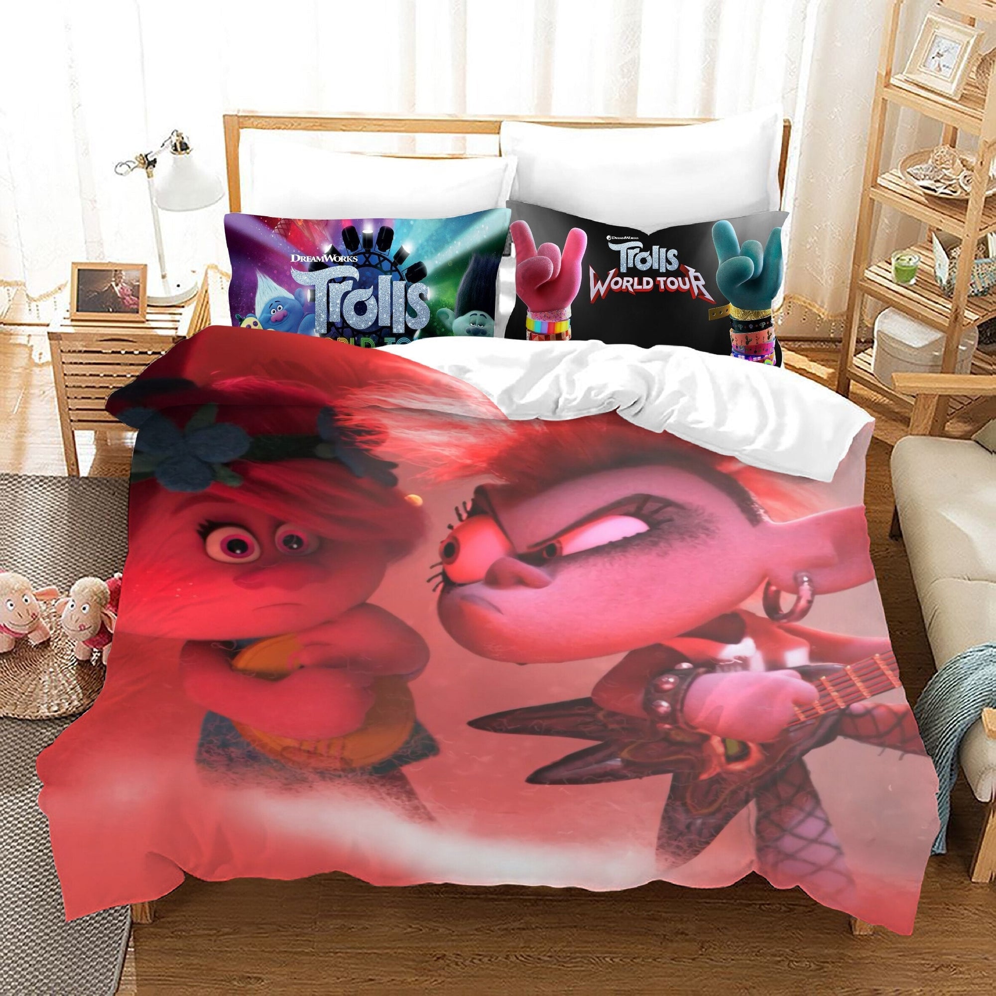 Pussilakana The Trolls Poppy Ja Queen Barb