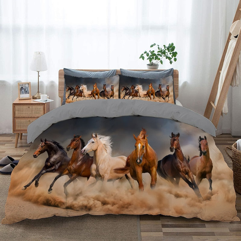 Kauniita Hevosia Autiomaassa Pussilakanassa