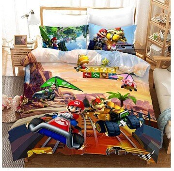 Mario Ja Bowser Kartin Pussilakanassa